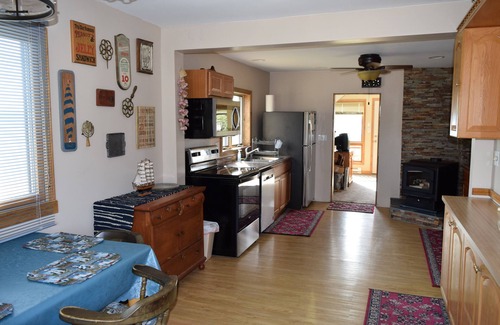 Beaver Island Cottage | View of the the bay is worth the stay. Beaver Island Harbor View Cottage