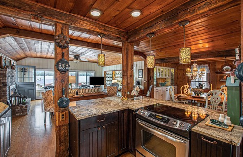 Ludington Cottage | Views abound from this lakefront charmer with in-ground pool