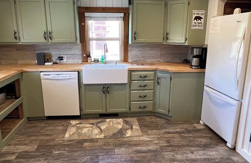 Island Park Cabin | Views for days! Plenty of room for all your vehicles and trailers.