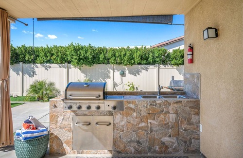 Desert Hot Springs House | Views, Gameroom, Saltwater Pool & Hot tub, Firepit