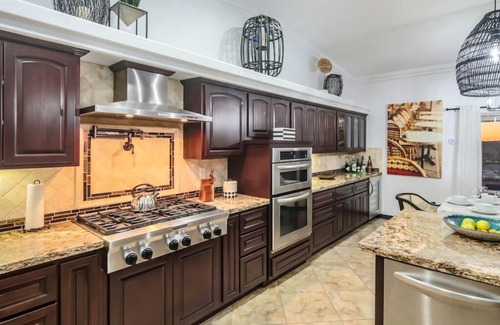 Lake Havasu City House | VIEWS! Luxury Home + Heated Pool, Spa & Fire Pit!