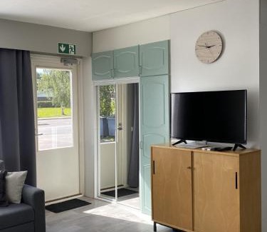 Sievi Apartment | Viihtyisä esteetön saunallinen asunto entisellä paloasemalla