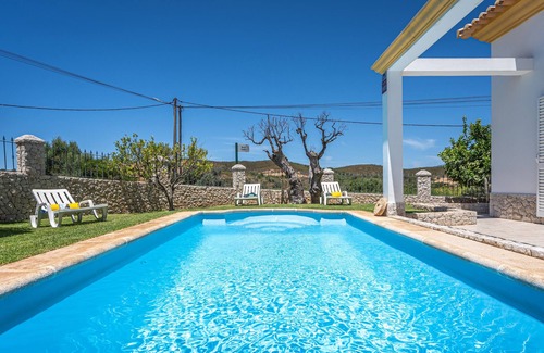 Alcalar Villa | Villa "Casa Village" with Mountain View, Wi-Fi, Garden, Balcony, Terrace & Pool
