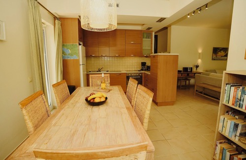 Agios Vasileios House | Villa Alkisti, private pool, near the beach, located in the center of village