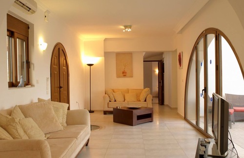 Lindos Villa | Villa Andreas Lindos, Lindos, Rhodes. Beautiful modern villa with LED lit pool