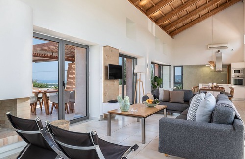 Platanias Villa | Villa AnnaNiko - Luxury - Amazing views - Spacious Heated Pools - Hot tube
