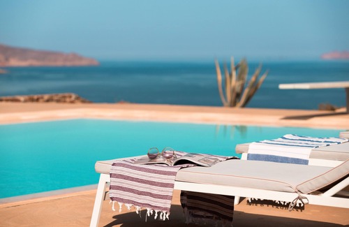 Kalafatis House | villa Annelle/Gorgeous panoramic views of Kalafati Bay/Private pool