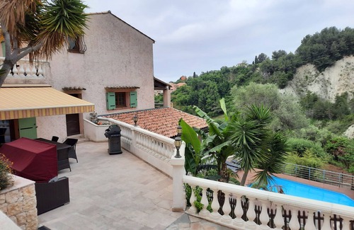 Sainte-Agnes House | Villa, apartment 125m2, swimming pool, garden 5 min from Menton
