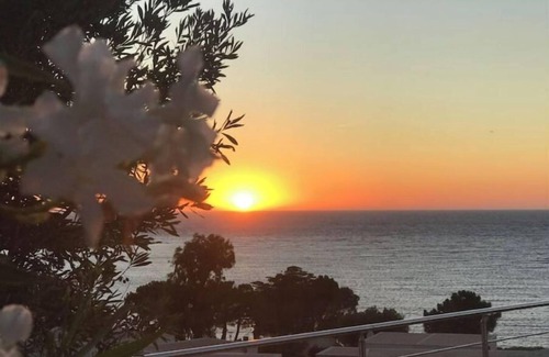Marine de Saint Ambroggio Villa | Villa apartment Terrace 200 m Panoramic sea view swimming pool beach