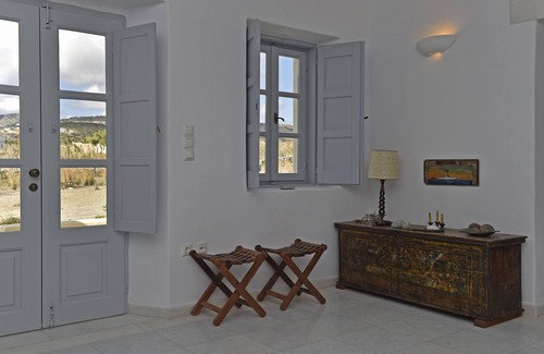 Paros Villa | Villa Asteras in Paros, privacy, private land, open view, stone built