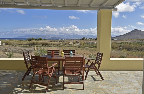 Paros Villa | Villa Asteras in Paros, privacy, private land, open view, stone built