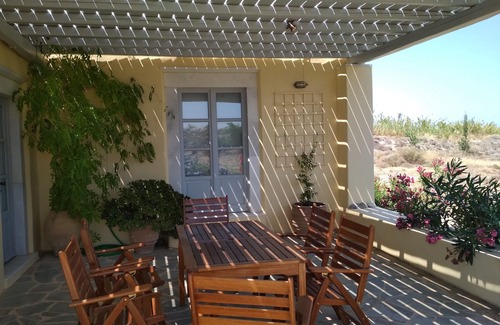Paros Villa | Villa Asteras in Paros, privacy, private land, open view, stone built