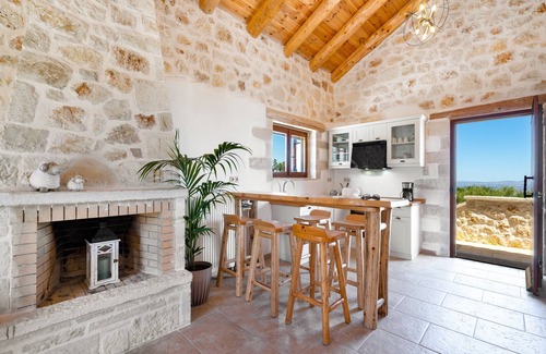 Apokoronas Villa | Villa Asteria, Melidoni, Chania, Crete, Solid Stone Villa, private swimming pool