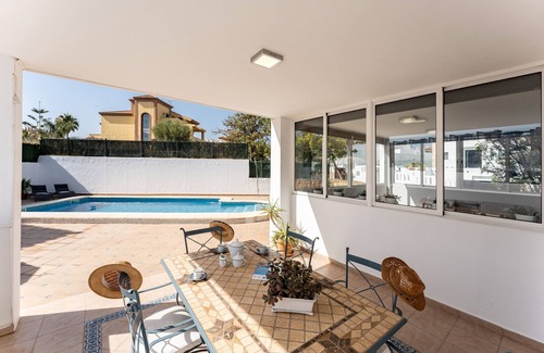 Torrequebrada Villa | Villa 'Asuncion Benalmadena Costa' with Mountain View, Wi-Fi and Air Conditioning