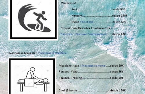 Geafond Villa | Villa Atlantic Ocean Private Pool Corralejo By Holidays Home