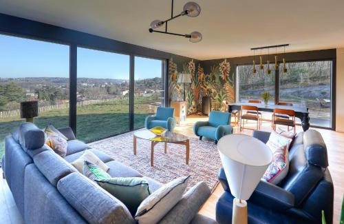 Saint-Romain-au-Mont-d'Or Villa | Villa avec piscine et vue admirable sur la nature