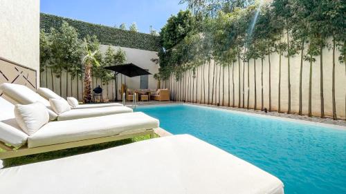Annakhil Villa | Villa AZUR - piscine chauffée sans vis-à-vis à Marrakech