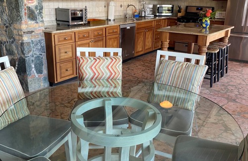 Great Cruz Bay House | Villa Bijou - Stonework w/conch shells, A/C throughout, Pool, Solar Power backup