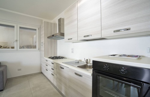 Marina San Gregorio Apartment | Villa Blu Panoramica Bilo Sea View, Patù, Italy