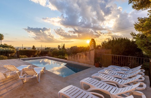 Sa Cabaneta Villa | Villa Bon Viure with Sea View, Wi-Fi, Air Conditioning, Pool, Garden & Terraces; Parking Available