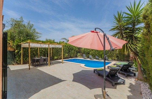 Puig de Ros Villa | Villa CAN CALDERO- Chalet for 8 people in Puig de Ros with terrace and private pool - Free Wifi