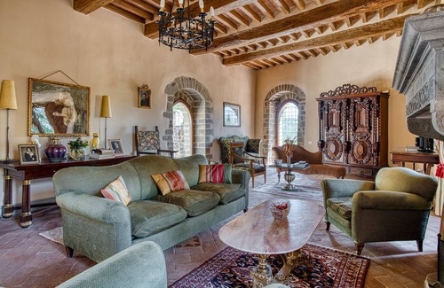 Monteluiano Villa | Villa 'Castello Di Magrano' with Private Pool, Private Terrace and Wi-Fi