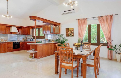 Latchi Villa | Villa Chariklia-Detached spacious Villa includes a private pool, a sauna & WI-FI