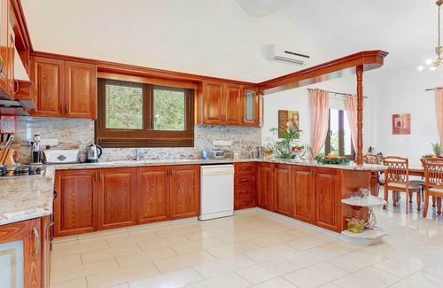 Latchi Villa | Villa Chariklia-Detached spacious Villa includes a private pool, a sauna & WI-FI