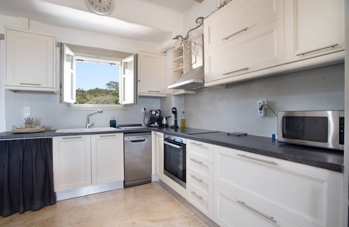 Santa Maria Villa | Villa "Christina Santa Maria" with Sea View, 2 Private Terraces & Wi-Fi