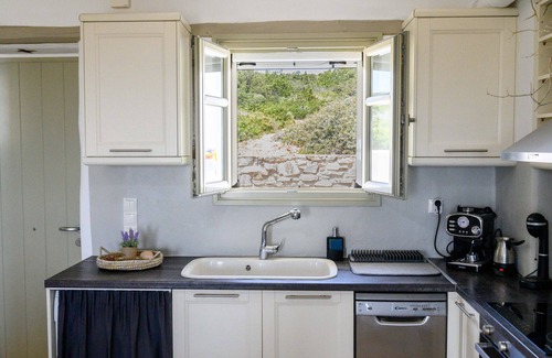 Santa Maria Villa | Villa "Christina Santa Maria" with Sea View, 2 Private Terraces & Wi-Fi