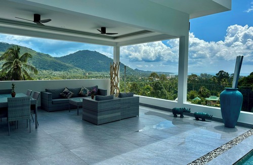 Lamai Villa | Villa Clarisse - SEAVIEW-4 BDR for10 people
