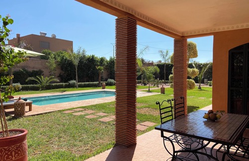 Ait Faska Villa | Villa Dar Mazaheer private pool, Atlas foothills