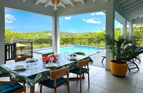 Le Diamant Villa | Villa de 3 chambres avec vue sur la mer piscine privee et jardin clos a Le Diamant a 1 km de la plage