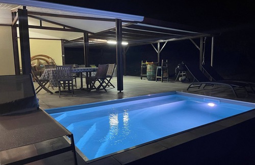 Le Carbet Villa | Villa Du Petit Paradis in the town of Carbet, Caribbean Sea view