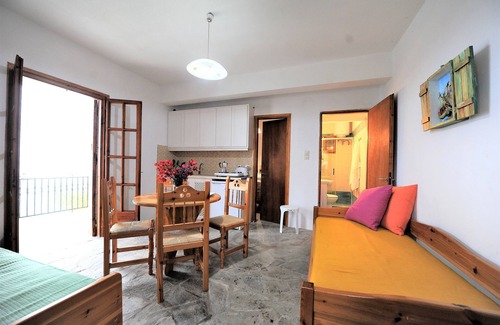 Xanthi Region Villa | Villa ERIKA+VERONICA. Panoramic pool. Sea access. Privileged view of the Egean.