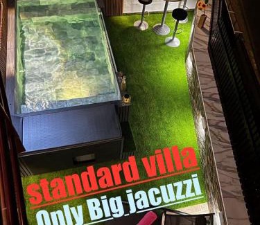 Puerto Rico Villa | Villa Puerto Rico in front of the shopping center with private heated saltwater pool with jacuzzi & t able fút boll & arcade games OR St andard Villa Puerto Rico in front of the shopping center with private heated saltwater big jacuzzi & arcade games