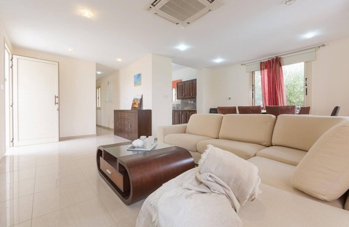 Kissonerga Villa | Villa Felice Large Private Pool Walk to Beach Sea Views A C Wifi Car Not Required - 2776