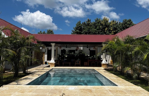 Santa Ana Villa | Villa Feliz: Rustic charm meets modern luxury in a 3BR villa with private pool.