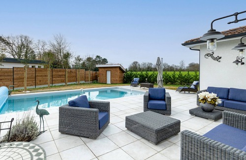 Tercis-les-Bains Villa | Villa Flore - Maison climatisée avec piscine