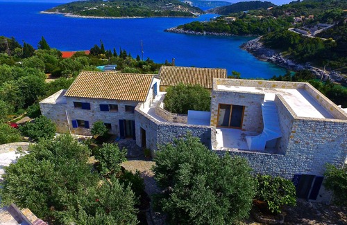 Katsimatika Villa | Villa for 14 , nestled in a 2-acre olive garden with beach just 30 steps awa