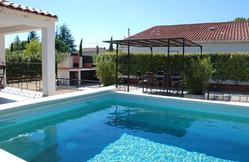 Saint-Laurent-La-Vernede Villa | Villa 3 bedrooms, AC, private pool and garden in Uzès