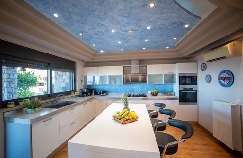 Agios Nikolaos Villa | Villa Hestia, Spacious Villa with panoramic sea view