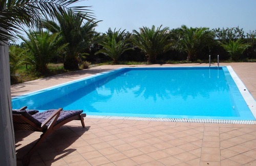 Perissa Villa | Villa-Hones Relax House- 3 floors-5 bedrooms-pool-BBQ-2000q. m. camp