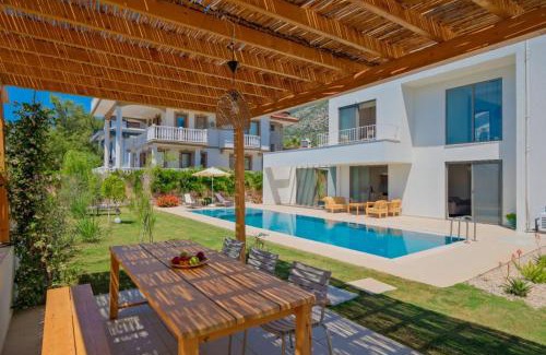 Oludeniz Villa | Villa İon İndoor heated pool, Sauna, Jacuzzi, Underfloor heating system