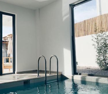 Oludeniz Villa | Villa İon İndoor heated pool, Sauna, Jacuzzi, Underfloor heating system