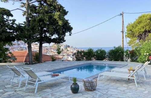 Skopelos Villa | Villa Icelle Skopelos Town Sea View Swimming Pool