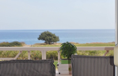 Gennadi Villa | Villa Imerti-Private Beach-Heated Pool-Jacuzzi Spa & SunBeds in palm trees beach