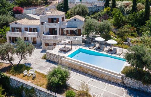 Paxos Villa | Villa Ionia with pool and sea view