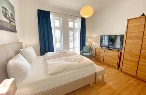 Sassnitz Apartment | Villa Jenny - Ferienappartement 1 mit Meerblick