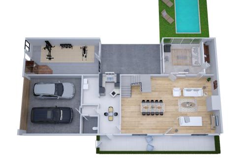 La Fresnais Villa | VILLA KER BLEUENN * 10 PERSONNES * PISCINE * SAUNA